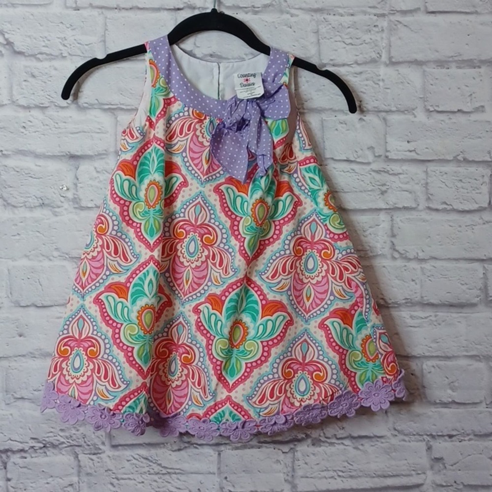 Counting Daisies 4T Sleeveless Dress
